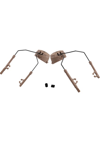 Pickup Kulaklık Ray Braketi Çok Açı Ayarlanabilir Flip Kulak Kapları Sabit Braket Kask Aksesuarları Çamur Rengi (Yurt Dışından) modelleri