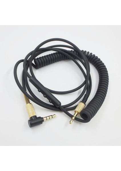 Marshall Major Iı 2 Monitör Bluetooth Kulaklık Için Bahar Ses Kablosu Kablosu Hattı (Mıc Olmadan) (Yurt Dışından)