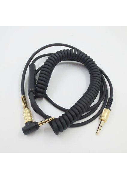 Marshall Major Iı 2 Monitör Bluetooth Kulaklık Için Bahar Ses Kablosu Kablosu Hattı (Mıc Olmadan) (Yurt Dışından)