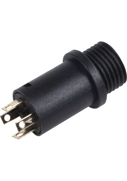 10 Adet 3.5 mm Mini Stereo Dişi Panel Montajlı Kulaklık Jakı Lehim, Siyah 4 Iletken (Yurt Dışından)