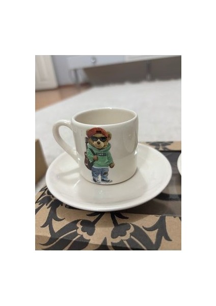 Ayıcıklar 2li Kahve Seti 4parça