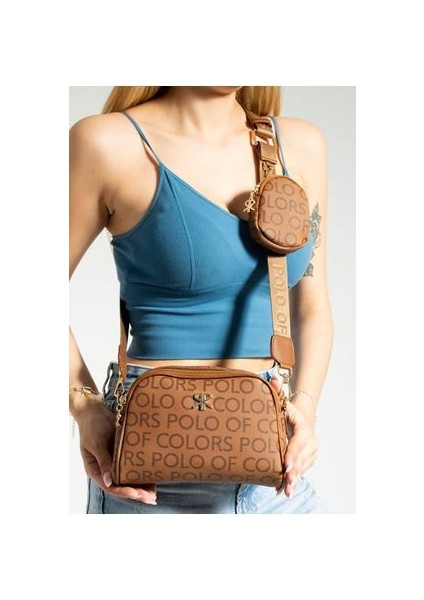 Polo Of Colors Kahverengi Mini Cüzdanlı Omuz Çantası fiyatları