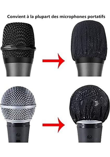 600 Adet Tek Kullanımlık Mikrofon Kapakları, Ön Cam Mikrofon Kapakları, Karaoke Için El Mikrofonu Koruyucu Kapak (Yurt Dışından)