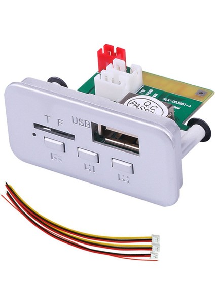 Bluetooth 5.0 Mp3 Wma Ape Kod Çözme Kartı Araba Ses USB Tf Fm Radyo Eller Serbest Modülü Mp3 Çalar Hoparlör 5V Için (Yurt Dışından)