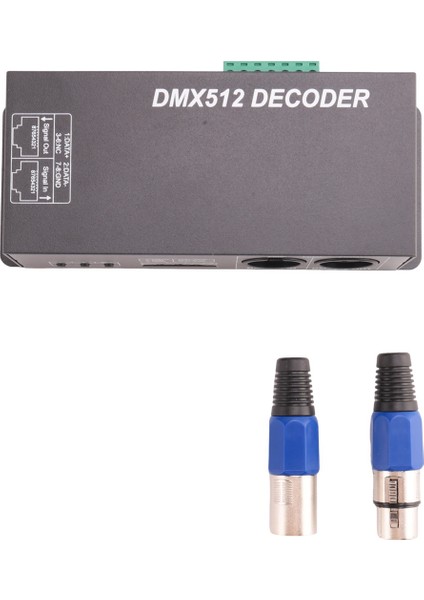 Dmx 512 Dijital Ekran Dekoder, Karartma Sürücüsü DMX512 Denetleyici LED Rgbw Bant Şerit Işığı RJ45 Bağlantısı DC12-24V 20A (4 Kanal) (Yurt Dışından)