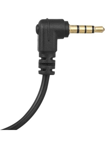 3.5mm 3 Kutuplu Trs Dişi 4 Kutuplu Trrs Erkek 90 Derece Sağ Açılı Mikrofon Adaptör Kablosu Ses Stereo Mikrofon Dönüştürücü (Yurt Dışından)