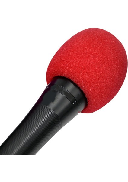 5 Adet Tek Renk Tek Kullanımlık Olmayan Mikrofon Toz Kapağı Kalınlaştırılmış Mikrofon Kapağı Mikrofon Patlama Kapağı Ktv Için (Yurt Dışından)