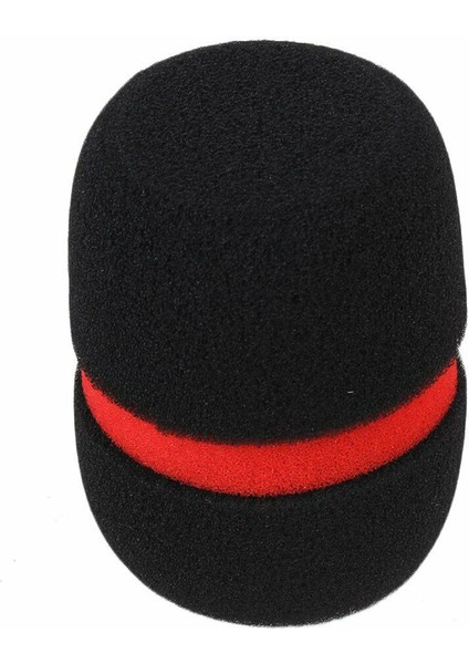 10 Adet El Sahne Mikrofonu Ön Cam Köpük Mikrofon Kapağı Karaoke Siyah (Yurt Dışından)