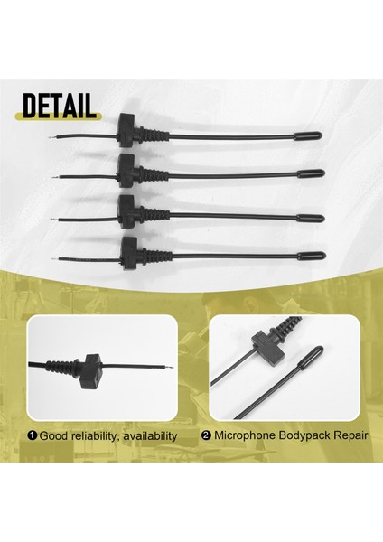 Adet Mikrofon Anteni Için Uygun Sennheiser EW100G2/100G3 Kablosuz Mikrofon Bodypack Onarım Mikrofon Parçası Değiştirin (Yurt Dışından)