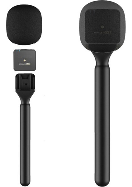 1set Röportaj Mikrofon Kolu Adaptörü Mikrofon El Adaptörü Rode Wireless Go/goıı/djı Mic/relacart/kablosuz Mikrofon Için (Yurt Dışından)