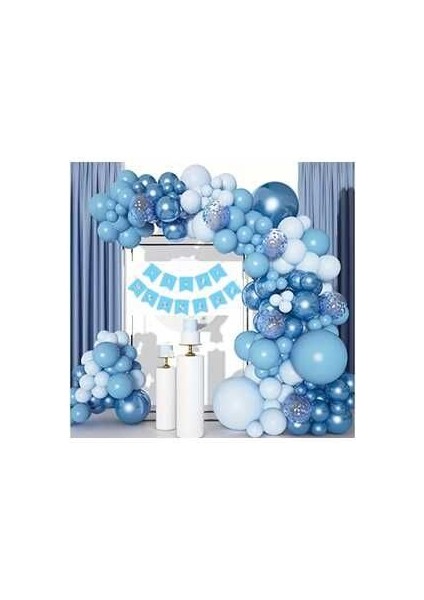 Mavi Balon Zincir Seti