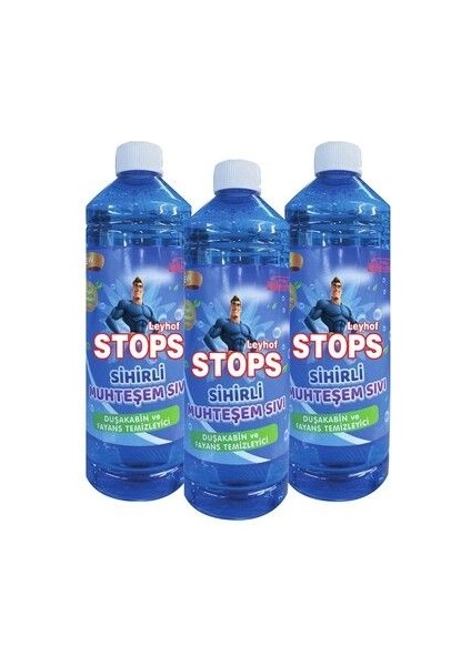 Sihirli Muhteşem Leke Çıkarıcı Forte Sıvı Stop 3 Adet