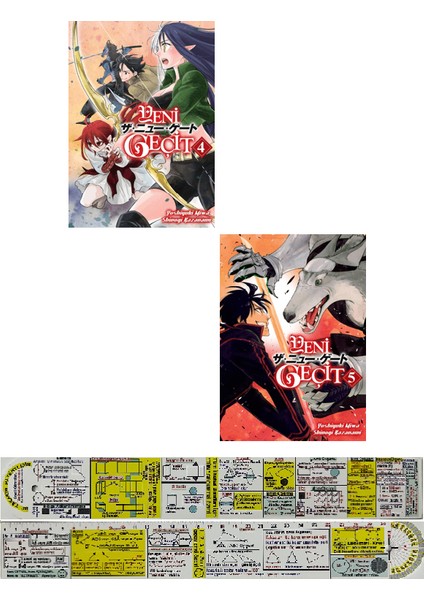 Yeni Geçit 4. 5. Ciltler Manga Seti (Matematik Öğreten Cetvel) - Yoshiyuki Miwa
