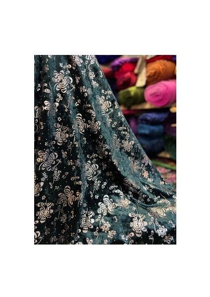 Taşlı Kadife Kumaş