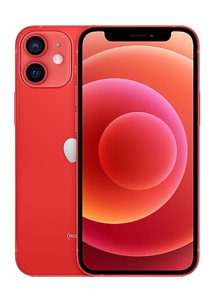Yenilenmiş IPHONE 12 Mini 256GB -Kırmızı( 12 Ay Garantili)-B Grade