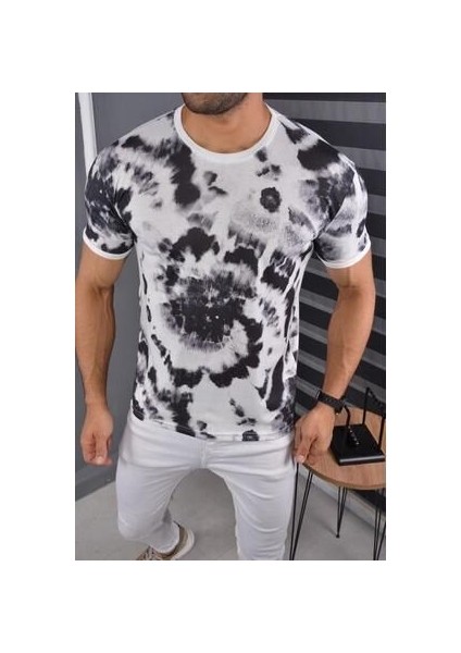 Bisiklet Yaka Slim-Fit Erkek T-Shirt