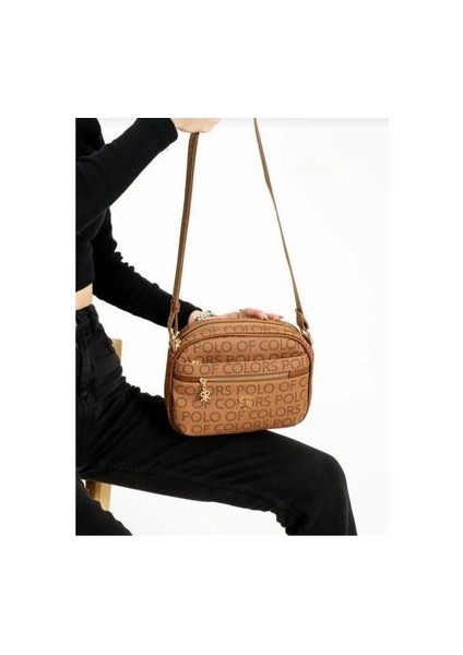 Polo Of Colors Kahverengi Çok Bölmeli Çapraz Kullanıma Uygun Çanta