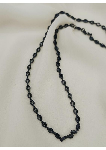 Çelik Siyah Zincir Kolye 316 L Paslanmaz Kolye Unisex Gerdanlık fiyatları