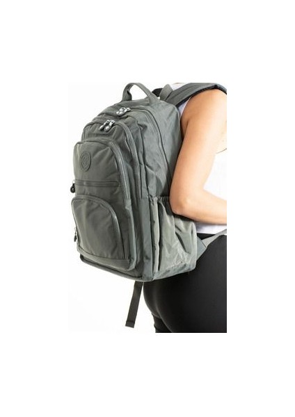 Sanmorris Krinker Kumaştan Orta Boy Okul Seyahat ve Laptop Çantası