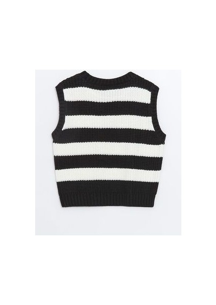 Lcw Kids Ekru Bisiklet Yaka Kız Çocuk Triko Süveter fiyatları