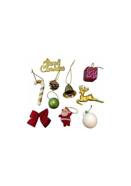 Karışık Ağaç Süsü 10'lu