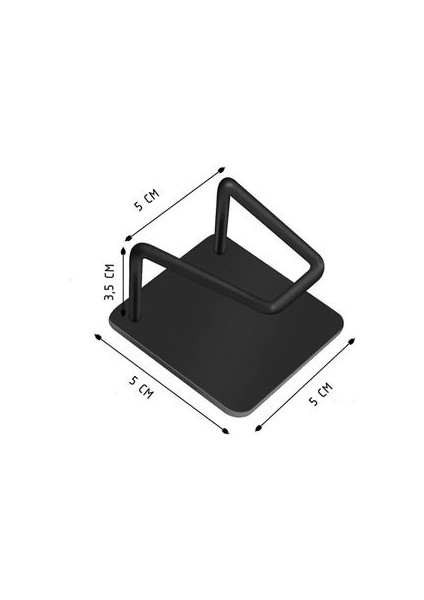 Sünger Tutucu Lavabo Için 2li Set Gri