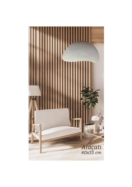 Bohem Avize ( 40/30 Cm) Beton Avize Alaçatı2'li