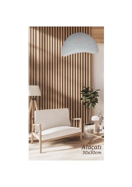Bohem Avize ( 40/30 Cm) Beton Avize Alaçatı2'li