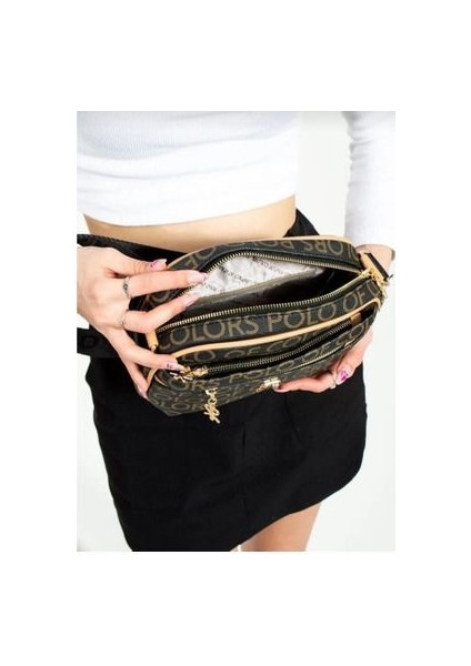 Polo Of Colors Siyah Camel Çapraz Kullanımı Uygun Çanta fiyatları