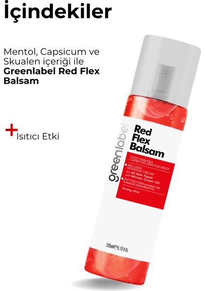 Red Flex Balsam - Vücut Jeli Pferdebalsam Isıtıcı Ve Rahatlatıcı 200 Ml.