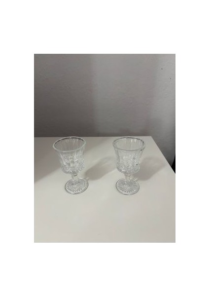 2'li cam Kahveyanı Ayaklı Bardak 5.5X11CMYÜKSEKLIK fiyatları