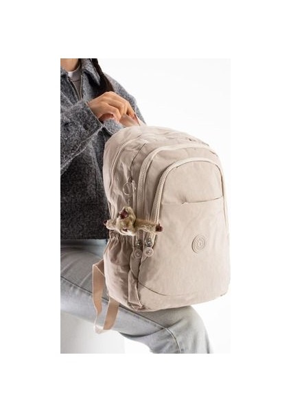 Krinker Kumaştan Çok Bölmeli Sırt Çantası