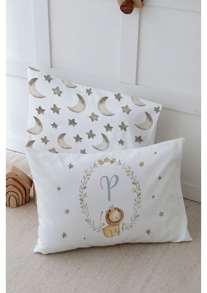 2'li Yastık Kılıfı (50X70) Little Lion Series - P Harfi fiyatları