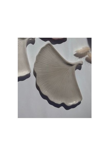 Dekoratif Takı Tabağı, El Işçiliği Taş Tozu Istiridye Tabak, Özel Tasarım Minimal Tabak fiyatları