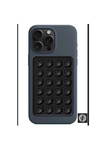 Silikon Vakumlu Telefon Tutucu, Cep Telefonu Için Silikon Yapışkanlı, Kaymaz Vantuz Telefon Tutucu