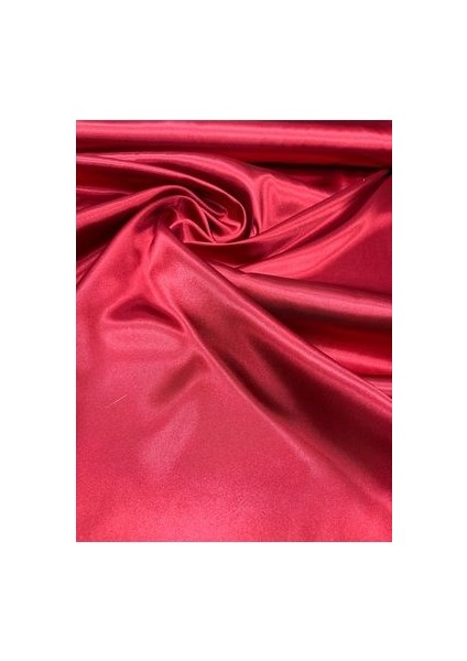 Kırmızı Saten Kumaş 10 Metre