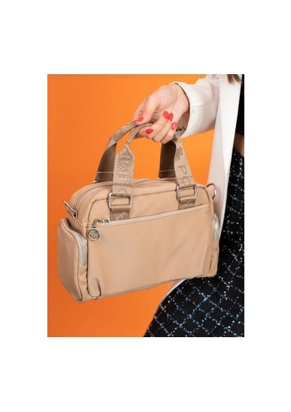 Mega Su Geçirmez Paraşüt Kumaştan Kadın El ve Omuz Çantası modelleri