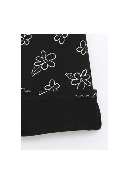 Lcw Kids Beli Lastikli Çiçekli Ispanyol Paça Kız Çocuk Tayt modelleri