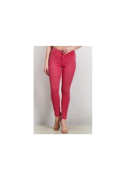 Silimfit Şhakira Toparlayıcı Havuç Paça Pamuk Denim Jeans Pantolon