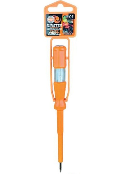 Elektrik Kontrol Kalemi Voltaj Test Kalemi Faz Kalemi Yıldız Uçlu Askılı 180 mm