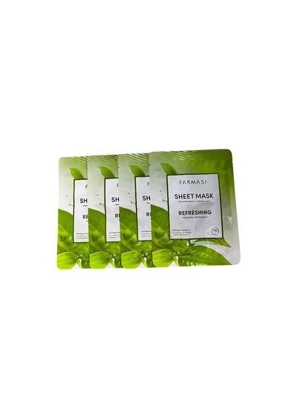 Refreshıng Yeşilçaylı Kağıt Maske 28 gr X4