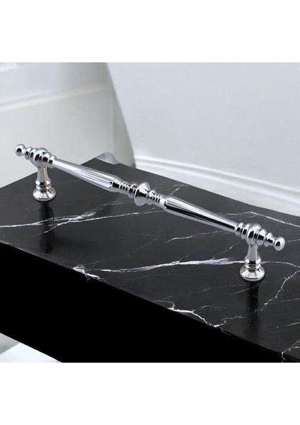 Metal Kulp Krom 128 mm - 12.8 cm Mobilya Çekmece Mutfak Dolabı Dolap Kulpları Krom modelleri