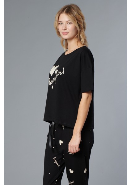 Pamuk Kadın Pijama Takımı - Oversize 4 Mevsim [2025- Sprıng]