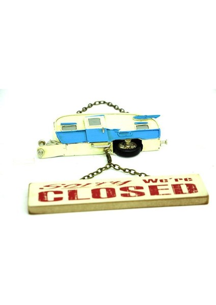 Dekoratif Metal Kapı Yazısı Karavan Vintage Dekoratif Hediyelik fırsatları