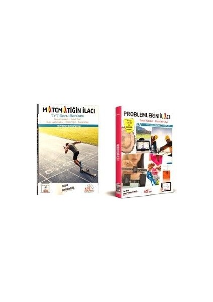 Acil Tyt Matematiğin Ilacı + Problemlerin Ilacı Tamamı Çözümlü Testler Seti