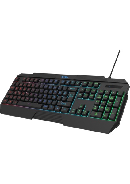 Thunderstrike Rgb Işıklandırma - 1000Hz Polling Rate - Örgü Kablolu Membran Oyuncu Klavyesi