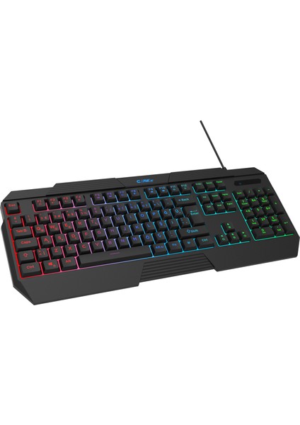 Thunderstrike Rgb Işıklandırma - 1000Hz Polling Rate - Örgü Kablolu Membran Oyuncu Klavyesi