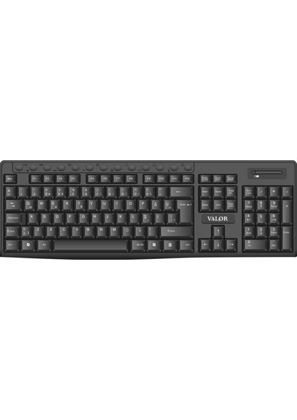 KY-100 Kablosuz 104 Tuşlu Ofis Klavyesi