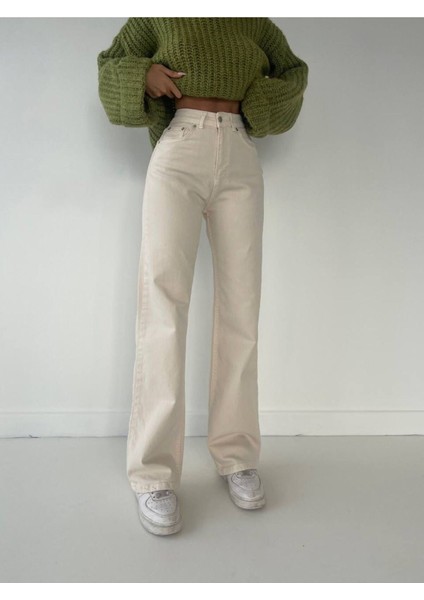 2505 Yüksek Bel Boyfrıend(Salaş) Bol Paça Kot Pantolon fiyatları