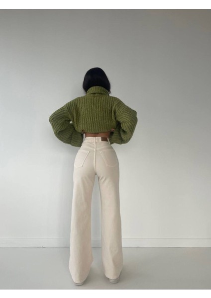 2505 Yüksek Bel Boyfrıend(Salaş) Bol Paça Kot Pantolon modelleri